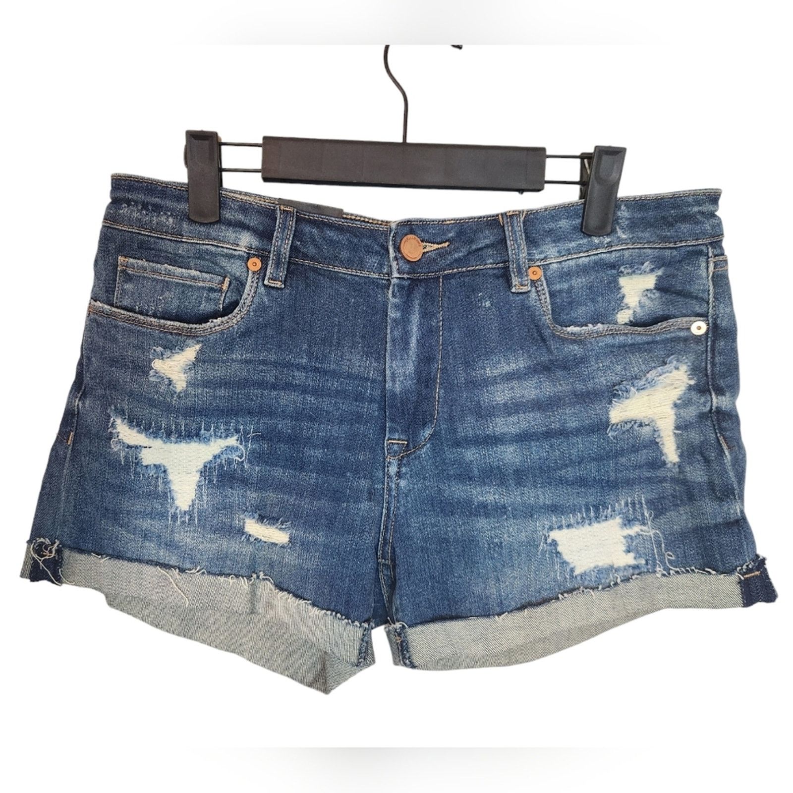 BLANKNYC NWT BlankNYC Fulton Roll Up denim shorts 29 Size 29" - 4 Thumbnail