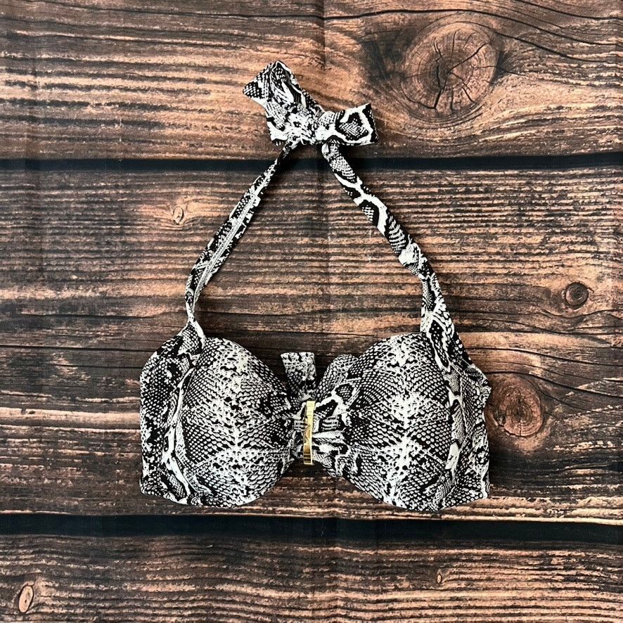 Tommy Bahama Tommy Bahama Women's Snakeskin Halter Bikini Top Size Small Size S / US 4 / IT 40 - 3 Thumbnail