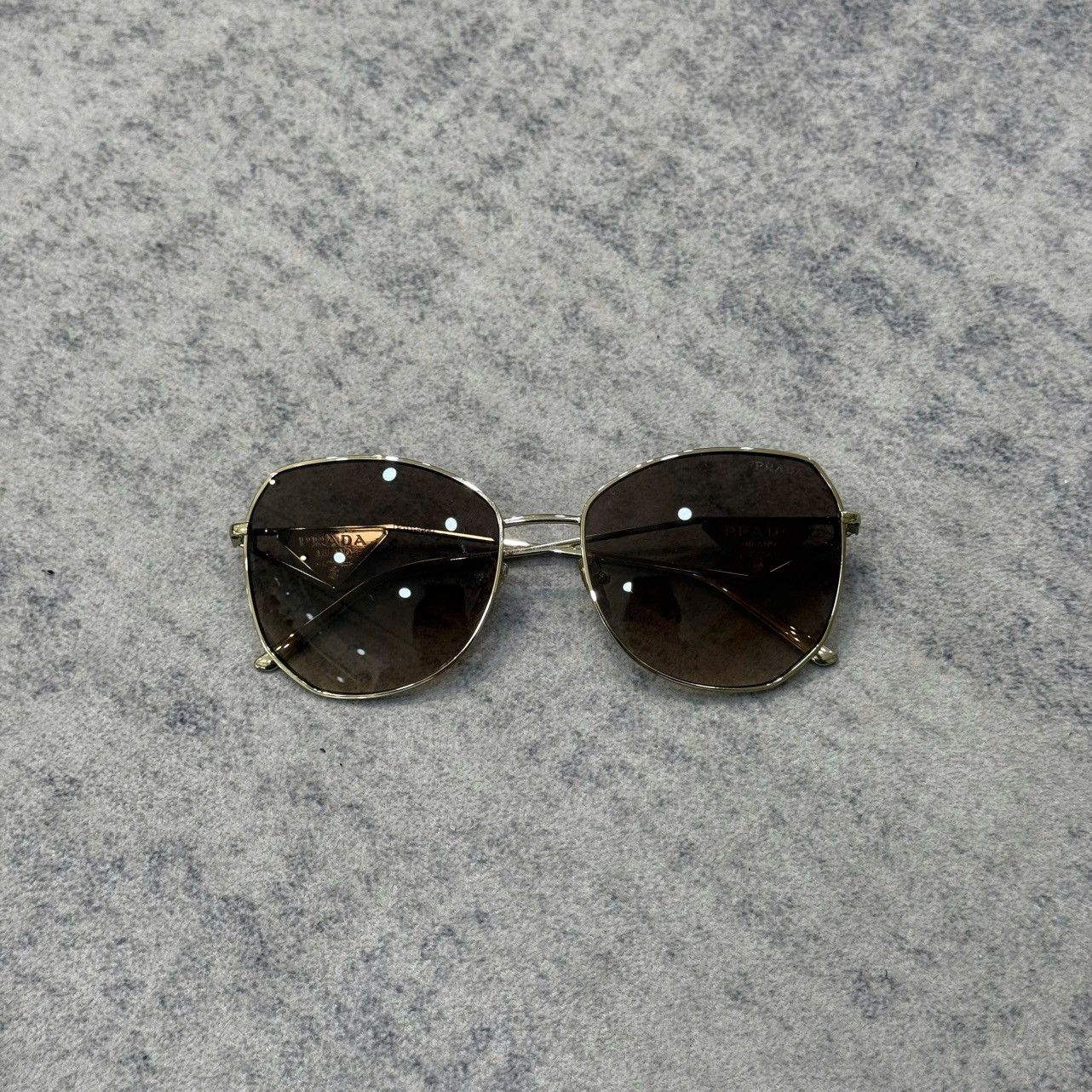 Prada Prada 57YS ZVN3D0 Pale Gold Brown Size ONE SIZE - 6 Thumbnail
