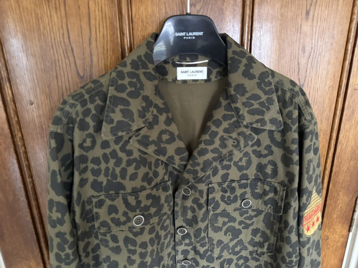 Saint Laurent Paris SS16 Saint Laurent yeah baby babycat leopard jacket 54 XL Size US L / EU 52-54 / 3 - 13 Thumbnail
