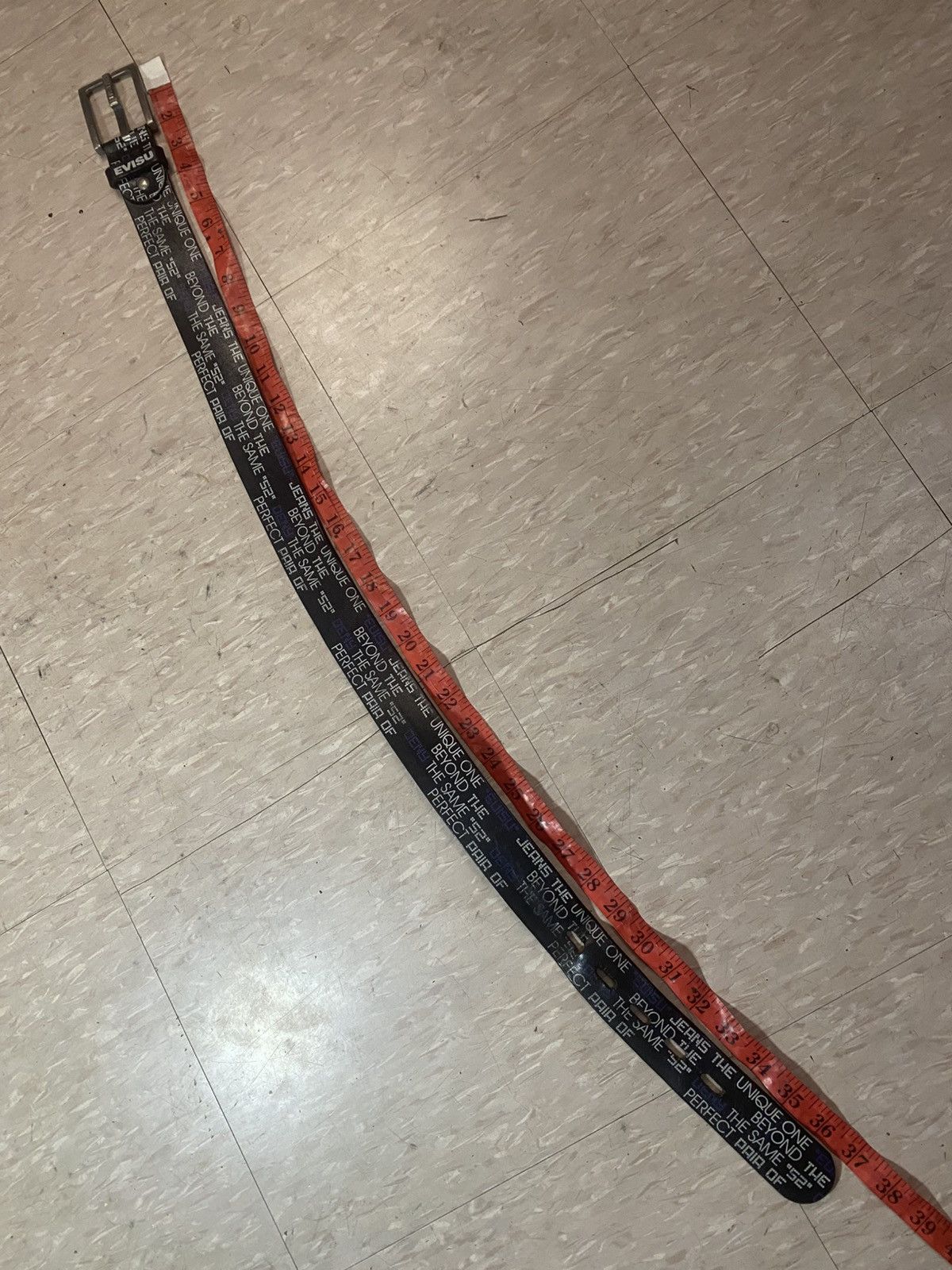 Evisu Evisu genes leather belt Size 30 - 14 Thumbnail