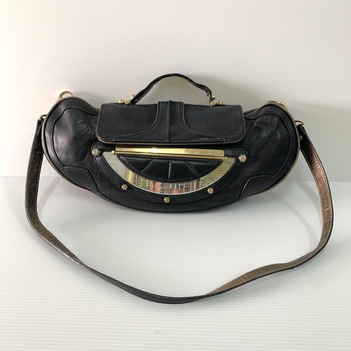 Fendi Fendi Mini Mirror Vanity Leather Small Bag Size ONE SIZE - 2 Thumbnail