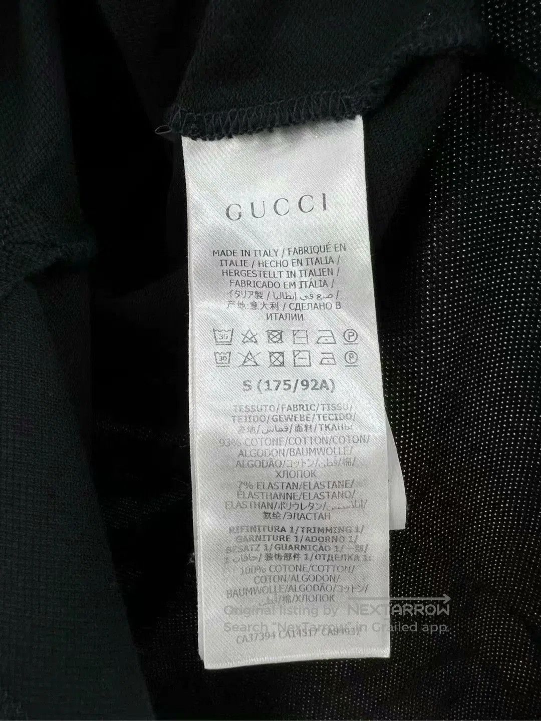 Gucci gucci short sleeve polo with arm logo. Size US S / EU 44-46 / 1 - 4 Thumbnail
