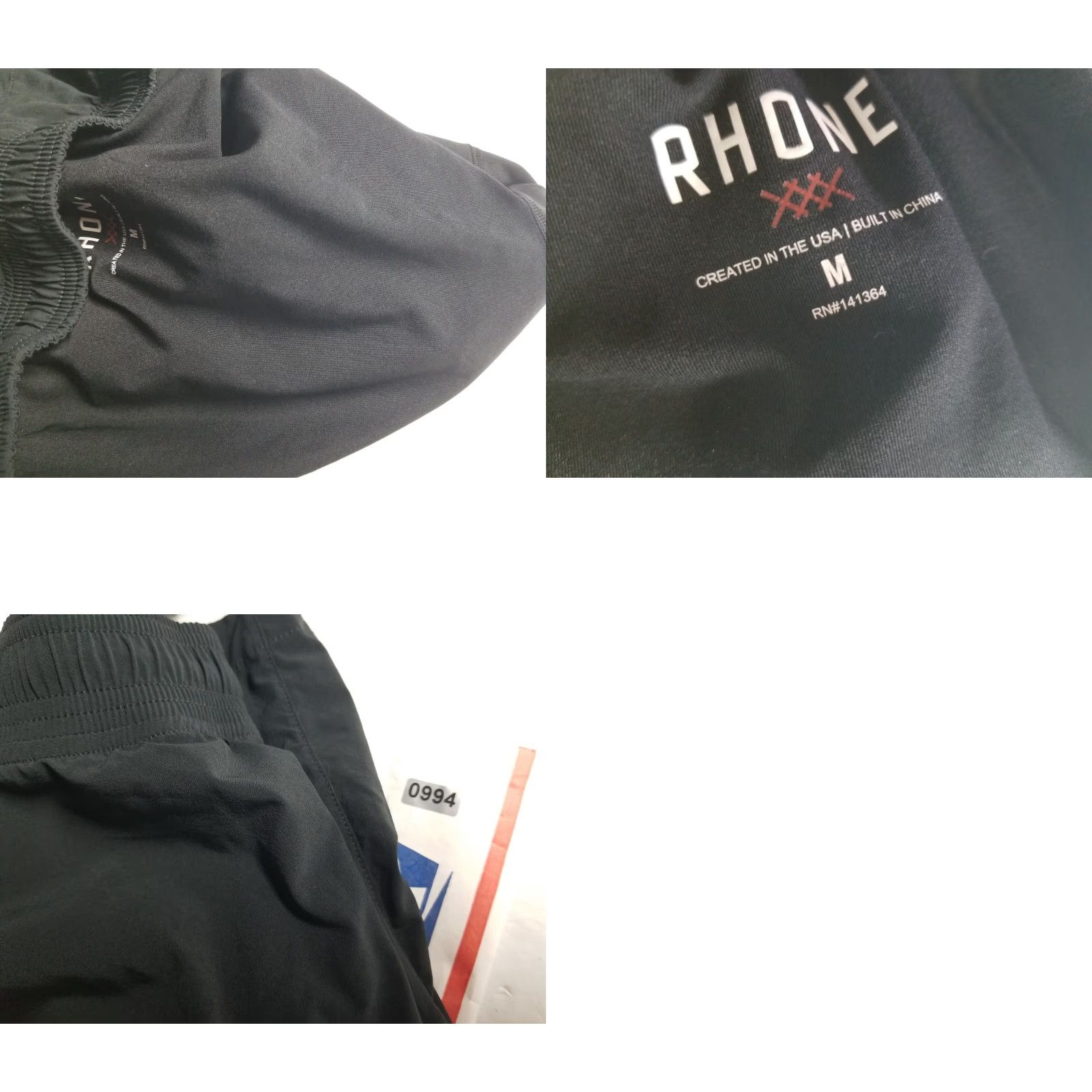 Rhone Rhone Athletic Shorts Pockets Black Mens Size Medium Linning See Pics Size US 31 - 8 Thumbnail