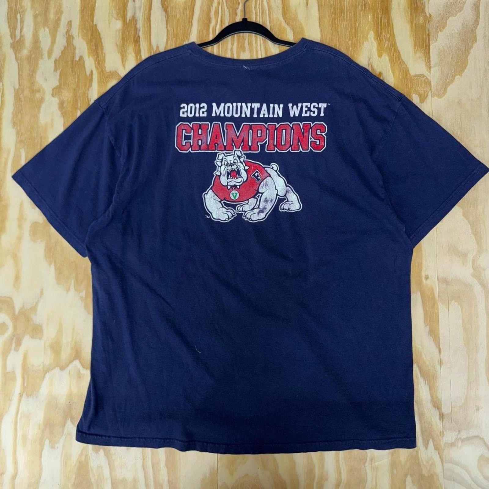 Vintage Vintage y2k fresno state bulldogs college university t-shirt Size US XXL / EU 58 / 5 - 2 Thumbnail