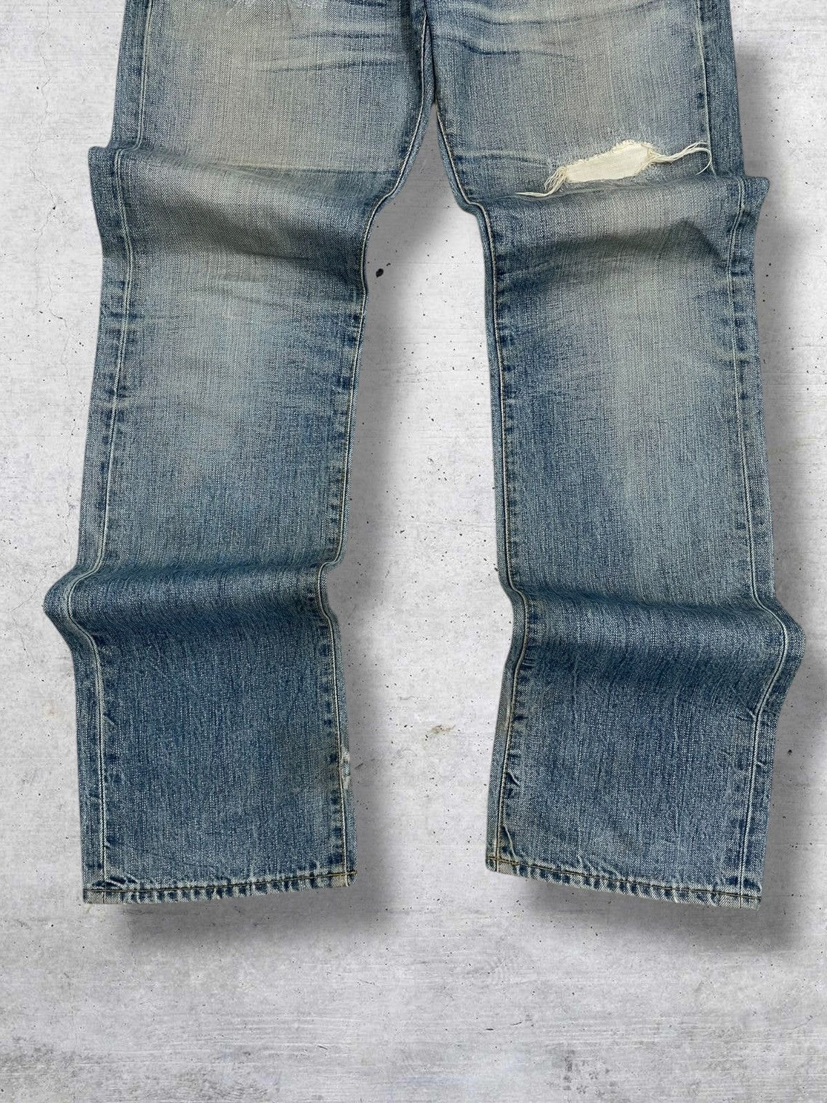 AG Adriano Goldschmied VINTAGE AG ADRIANO GOLDSHMIED MUDWASH RIPPING OG STYLE DENIM Size US 32 / EU 48 - 3 Thumbnail