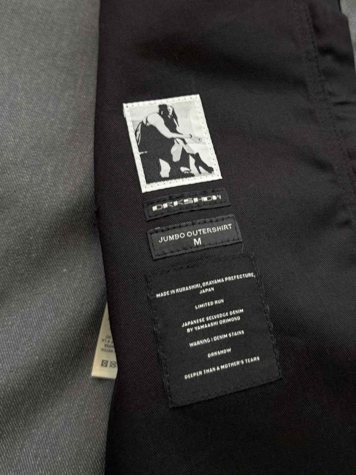 Rick Owens × Rick Owens Drkshdw Limited Japanese Selvedge Denim Jumbo Outershirt Size US M / EU 48-50 / 2 - 9 Thumbnail