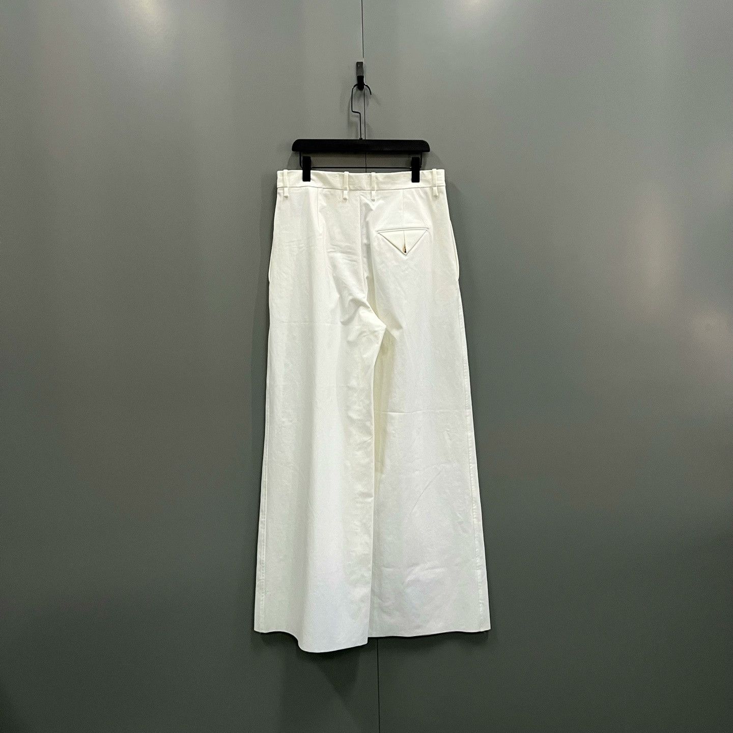 Bottega Veneta Bottega Veneta White Wide-Leg Pants Size US 26 / EU 42 - 2 Thumbnail