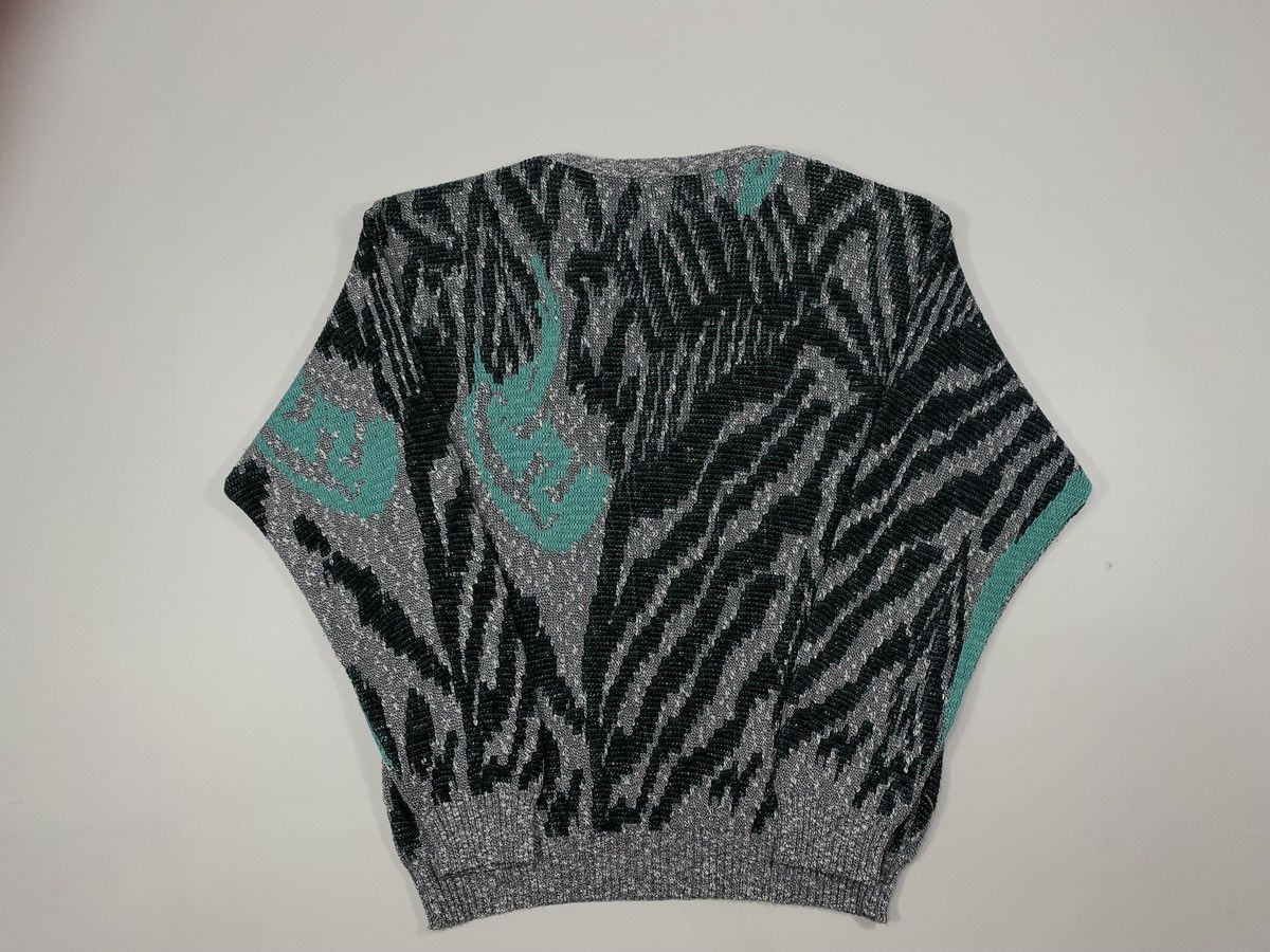 Vintage 🔥LASTDROP🔥 VTG 70s 80s Abstract Web Knit Avant Garde Sweater Size US L / EU 52-54 / 3 - 10 Thumbnail