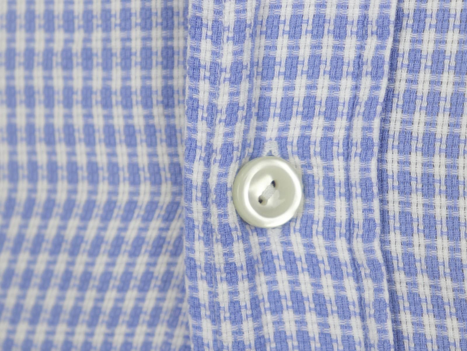 Eton Eton Multicolor Striped Cotton Slim Dress Shirt Size S/38 Size 38R - 6 Thumbnail