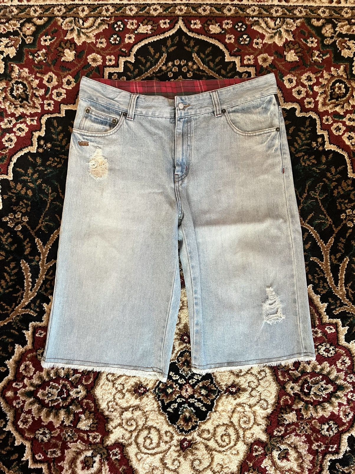 Vans × Vintage Y2K Vans Skateboard Jorts Size US 34 / EU 50 - 6 Thumbnail