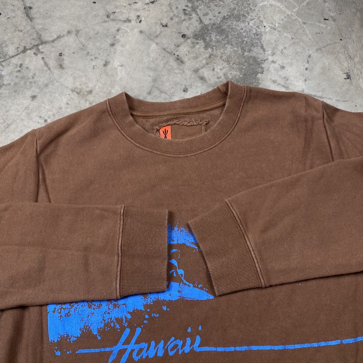 Vintage y2k Kauai Hawaii Surf Brown Crewneck Size US S / EU 44-46 / 1 - 4 Thumbnail