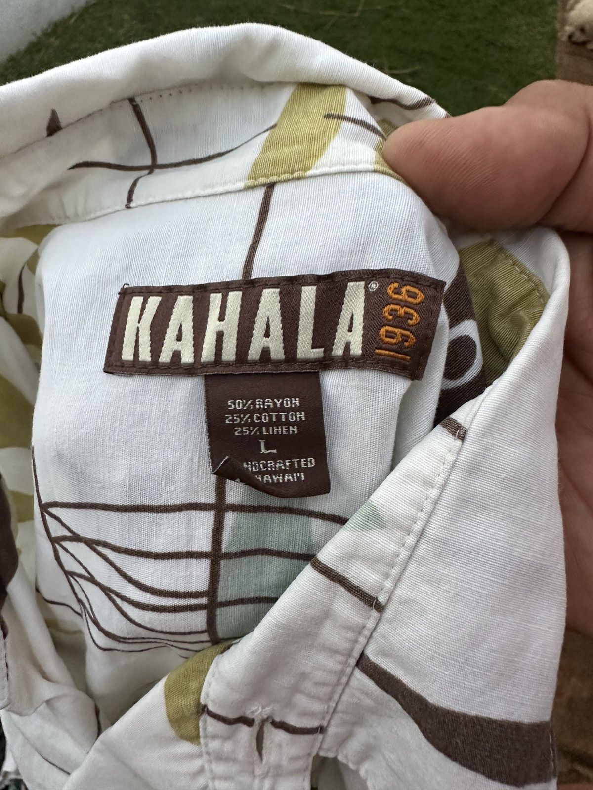 Other PreOwned Kahala Hawaiian Print Multicolored Men's Large Size US L / EU 52-54 / 3 - 4 Thumbnail