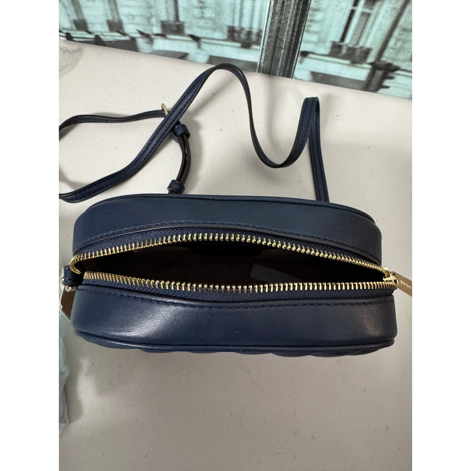 Michael Kors Michael Kors 35S1GX0C1U Rose Small Oval Camera IN Black Size ONE SIZE - 3 Thumbnail