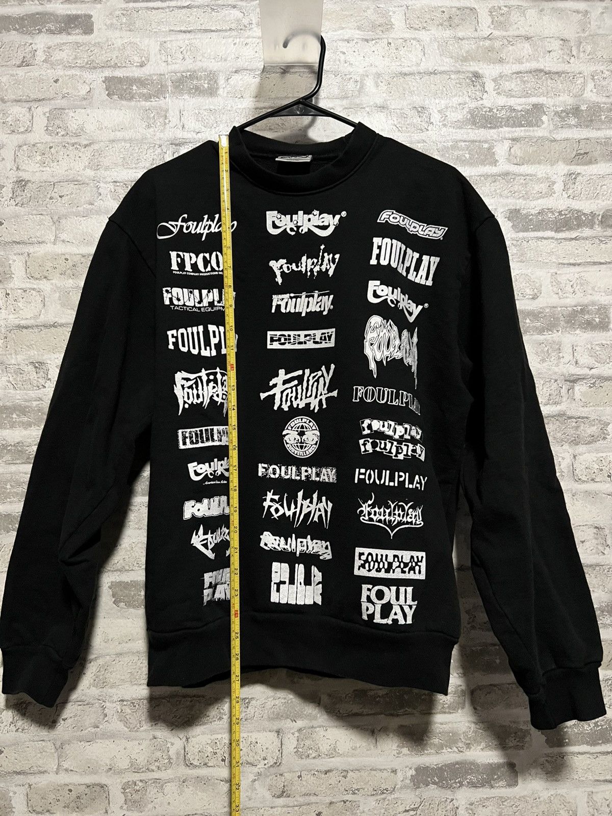 Foulplay Company FOULPLAY - ICONOGRAPHIC CREWNECK SWEATSHIRT (BLACK) MEDIUM Size US M / EU 48-50 / 2 - 1 Thumbnail