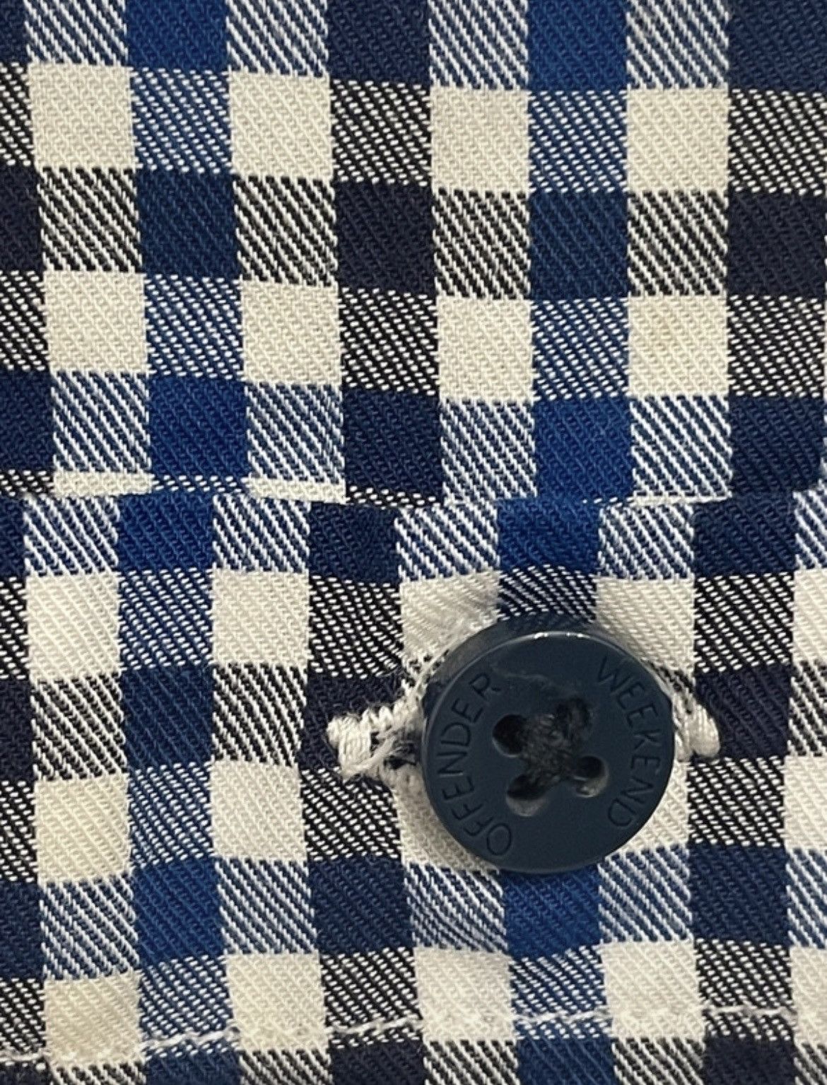 Weekend Offender Weekend Offender Men's Long Sleeve Shirt Check Cotton Size US XXL / EU 58 / 5 - 7 Thumbnail