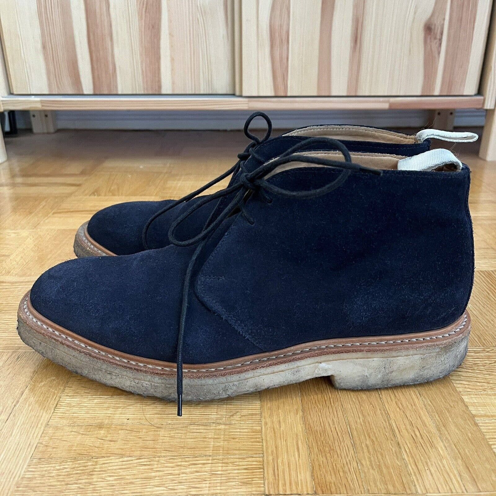Mark McNairy Mark McNairy New Amsterdam Blue suede chukka boots crepe Size US 9 / EU 42 - 4 Thumbnail