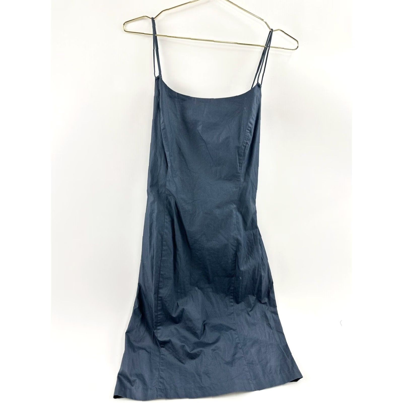 J.Crew J.Crew Dress Women’s M Blue Twill Sheath Dress Sleeveless Crew Neck Pockets Knit Knee Length Solid Colorful Modern Style Mens? No, Women. Size M / US 6-8 / IT 42-44 - 2 Thumbnail