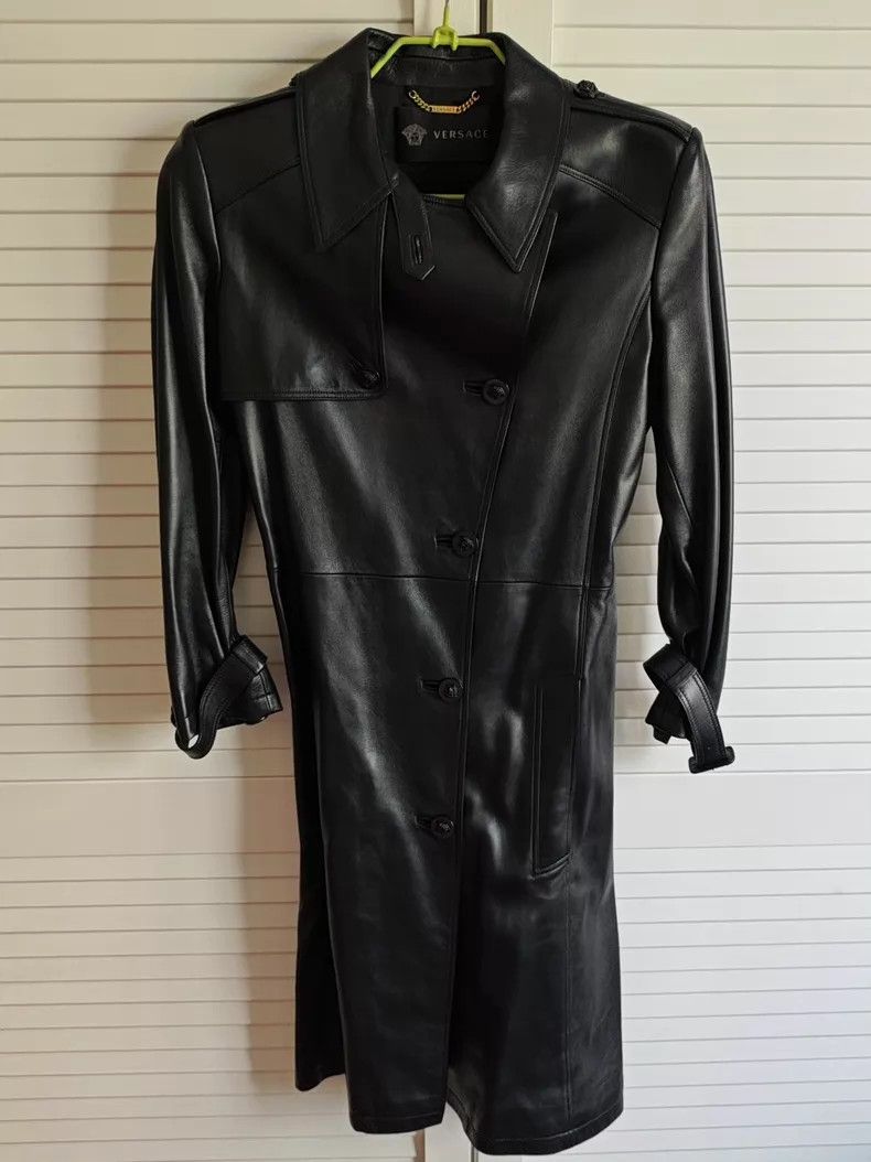 Versace Versace Genuine sheepskin trench coat Size US XS / EU 42 / 0 - 1 Thumbnail