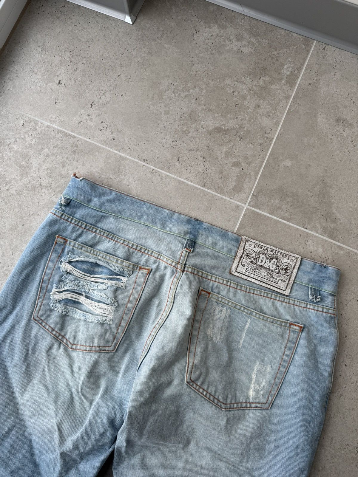 Dolce & Gabbana F/W 05 "Why Do You Wake up?" Poem Denim Ripped Jeans Size US 36 / EU 52 - 4 Thumbnail