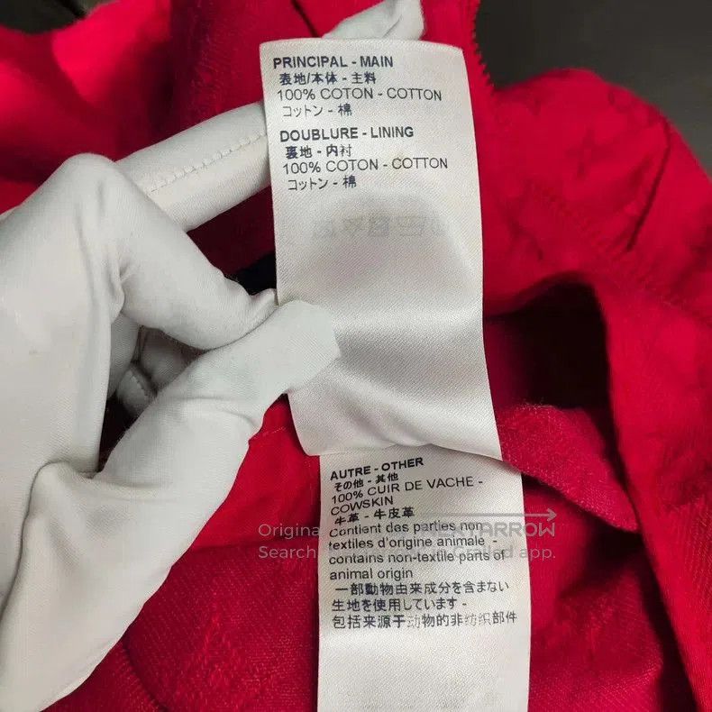 Louis Vuitton Louis Vuitton Red Monogram Denim Jacket 46. Size US M / EU 48-50 / 2 - 6 Thumbnail