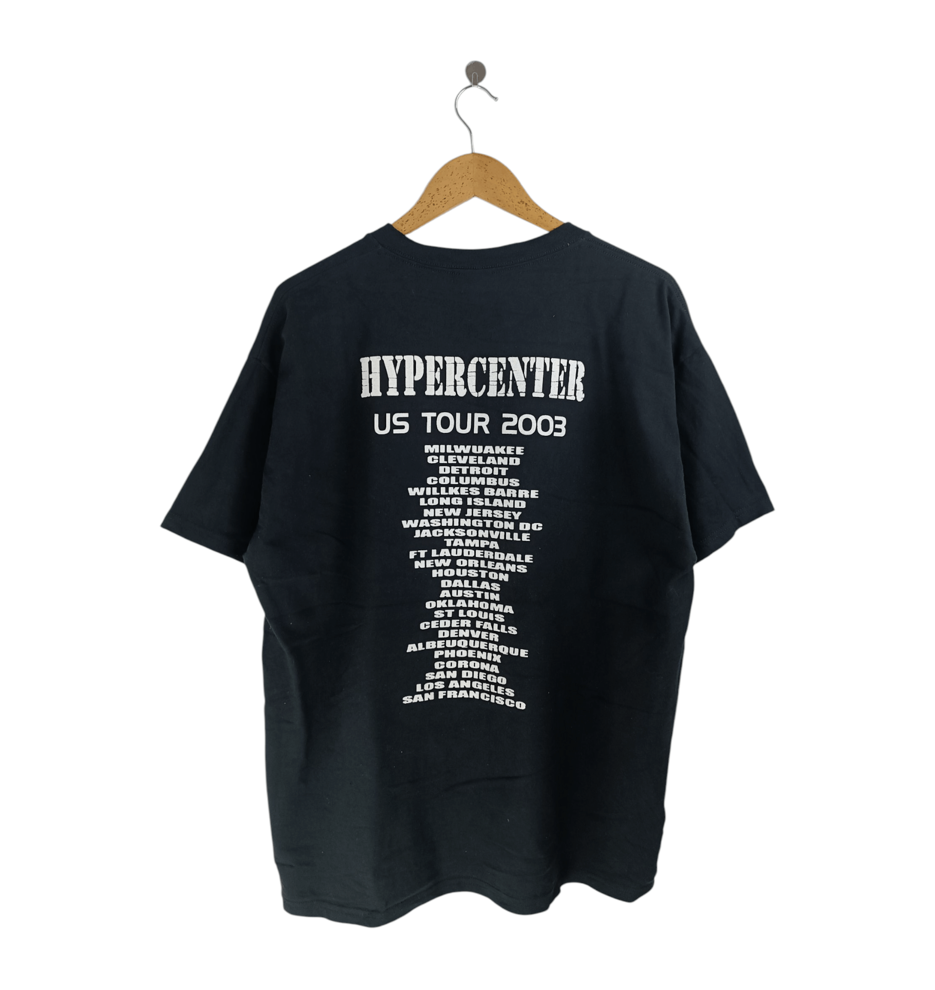 Band Tees VINTAGE 2003 HYPERCENTER METALCORE AUSTRALIA VERY RARE TOUR Size US XL / EU 56 / 4 - 2 Thumbnail
