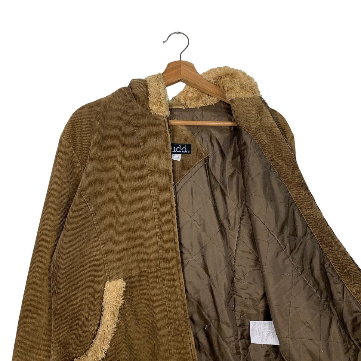 Japanese Brand MUDD Corduroy Hoodie Jacket #2162-C95 Size US L / EU 52-54 / 3 - 8 Thumbnail