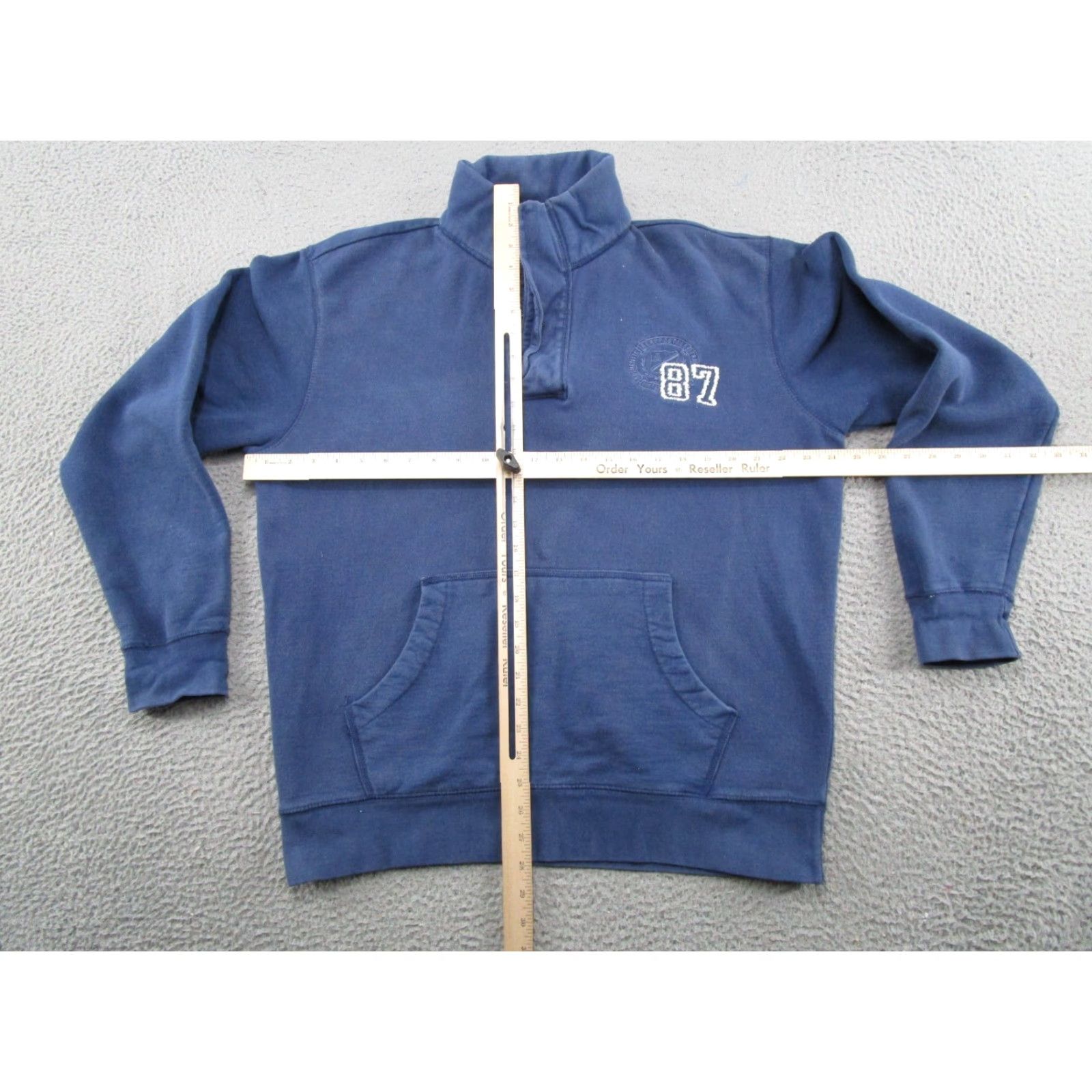 Aeropostale VINTAGE Aeropostale Mens Sweatshirt Hoodie Pullover Crew Neck Long Sleeve Blue L Grunge 90s Sports Winter Spring Fall All Seasons Logo Size US L / EU 52-54 / 3 - 5 Thumbnail