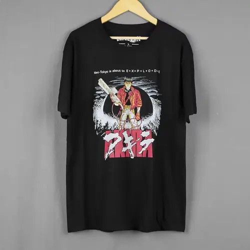 Japanese Brand × Vintage Anime AKIRA Neo Tokyo Explosion Graphic Printed Tshirt Size US XXL / EU 58 / 5 - 1 Thumbnail