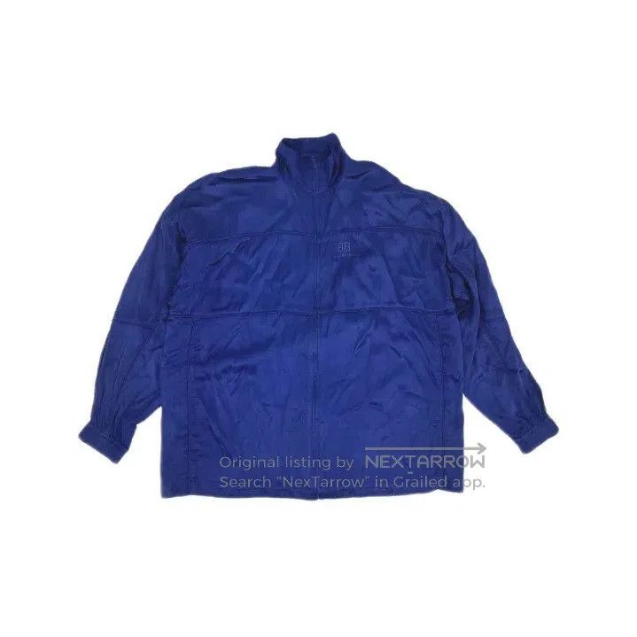 Balenciaga Balenciaga Blue Double B Embroidered Windbreaker. Size US S / EU 44-46 / 1 - 2 Thumbnail