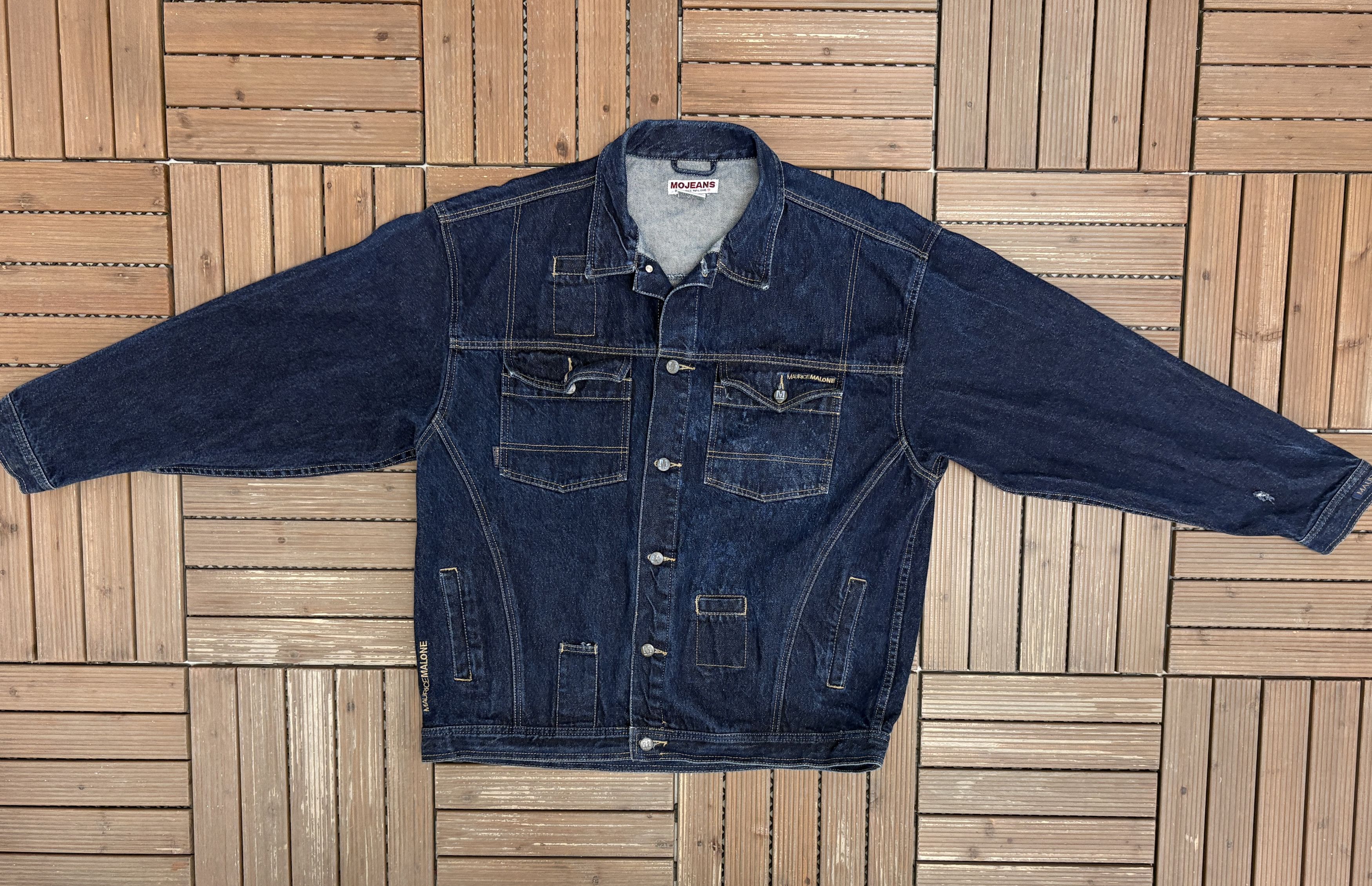 Other MoJeans by Maurice Malone Vintage Blue Denim Jeans Size US XXL / EU 58 / 5 - 5 Thumbnail