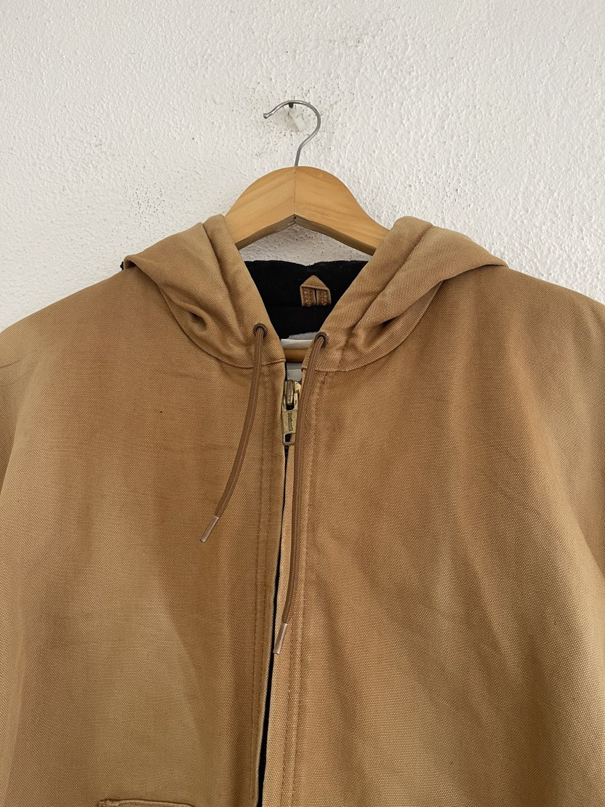 Carhartt Carhartt Active Jacket Hooded Brown Canvas Size US L / EU 52-54 / 3 - 8 Thumbnail