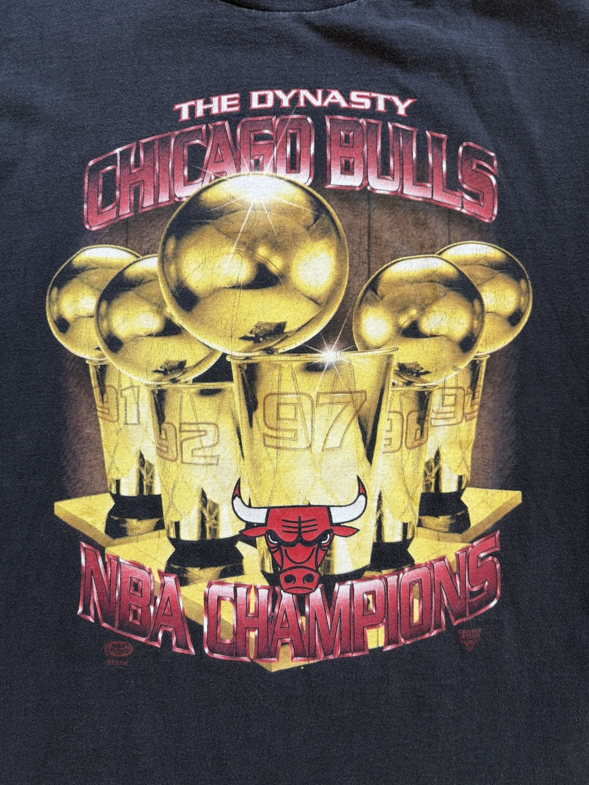 Starter Vintage Chicago Bulls Dynasty NBA Champions Shirt Size US L / EU 52-54 / 3 - 3 Thumbnail