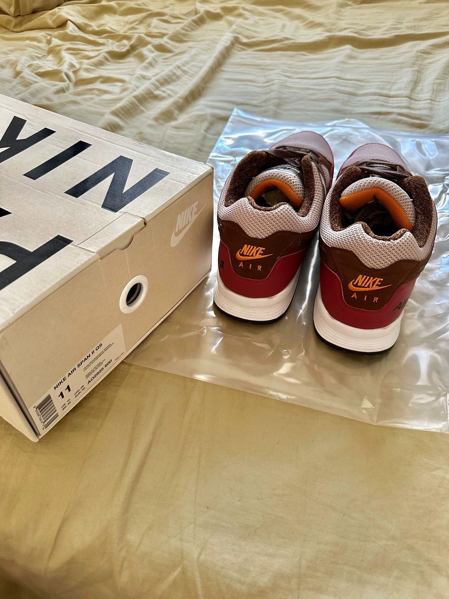 Nike Patta x Nike Air Span 2 Low Mesh Suede 95 New 45 Size US 11 / EU 44 - 9 Thumbnail