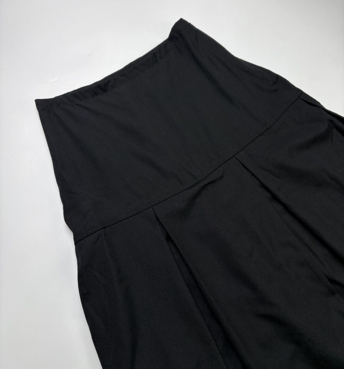 Yohji Yamamoto Avant Garde 80’s Yohji Yamamoto Wool Pleated Long Skirt Size 31" - 2 Thumbnail