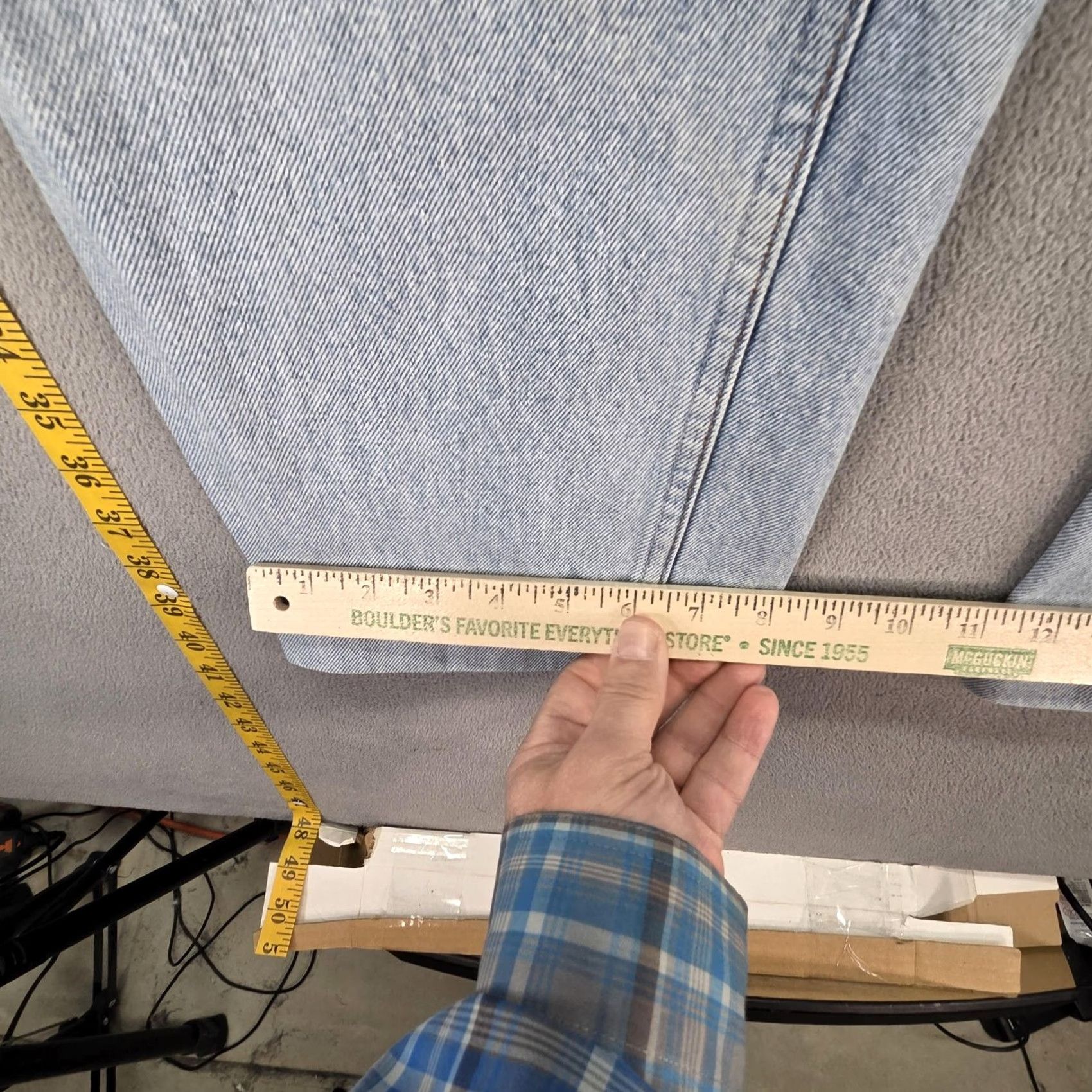 Levi's VINTAGE Levi's 501 Jeans Mens Blue Regular 30x27 Light Wash Denim Cotton Button Pockets 27 Inseam 30 Waist Size US 30 / EU 46 - 5 Thumbnail