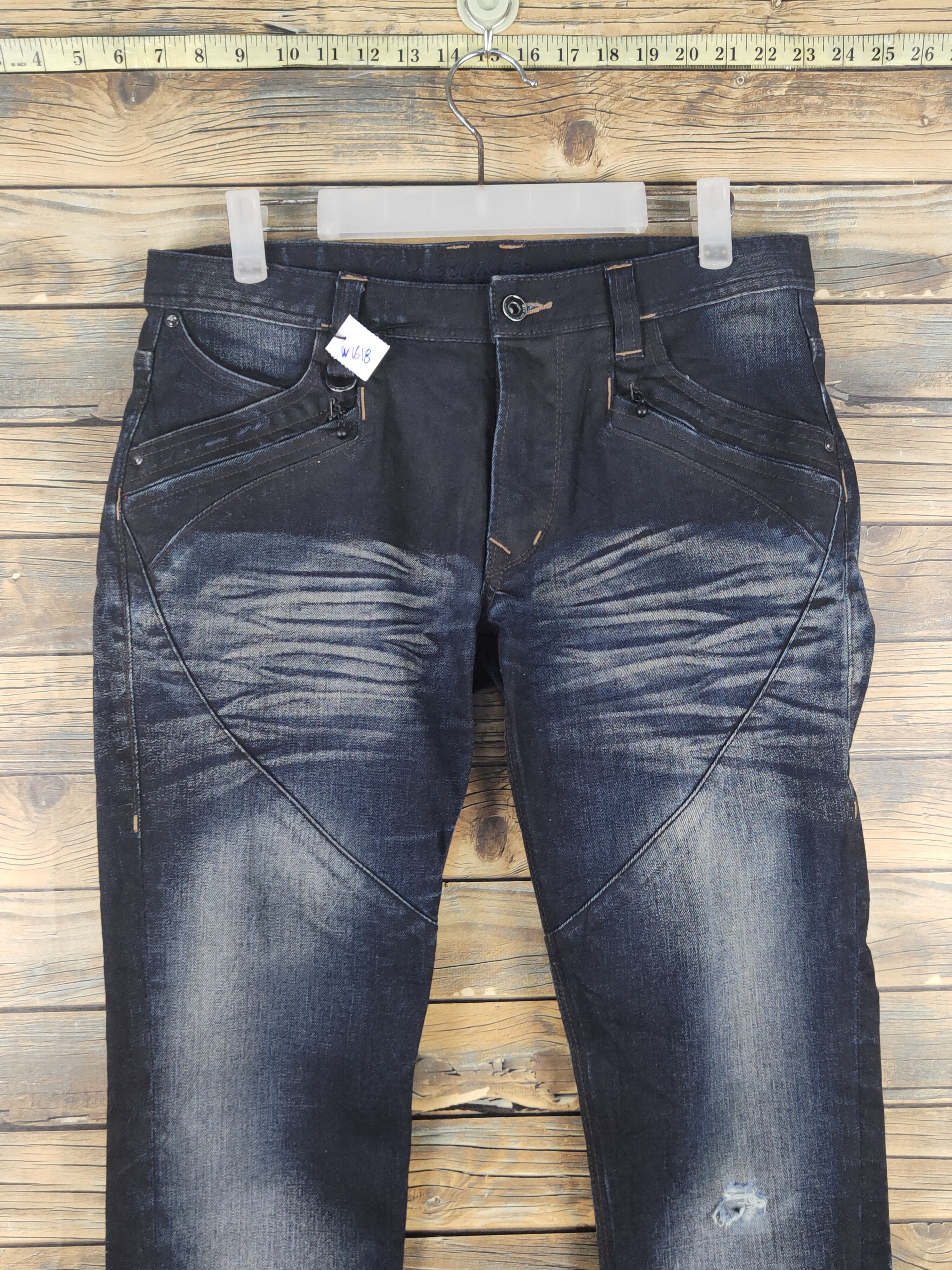 Nicole Club Nicole Club Black Distressed Ripped Jeans #W1618 Size US 30 / EU 46 - 2 Thumbnail