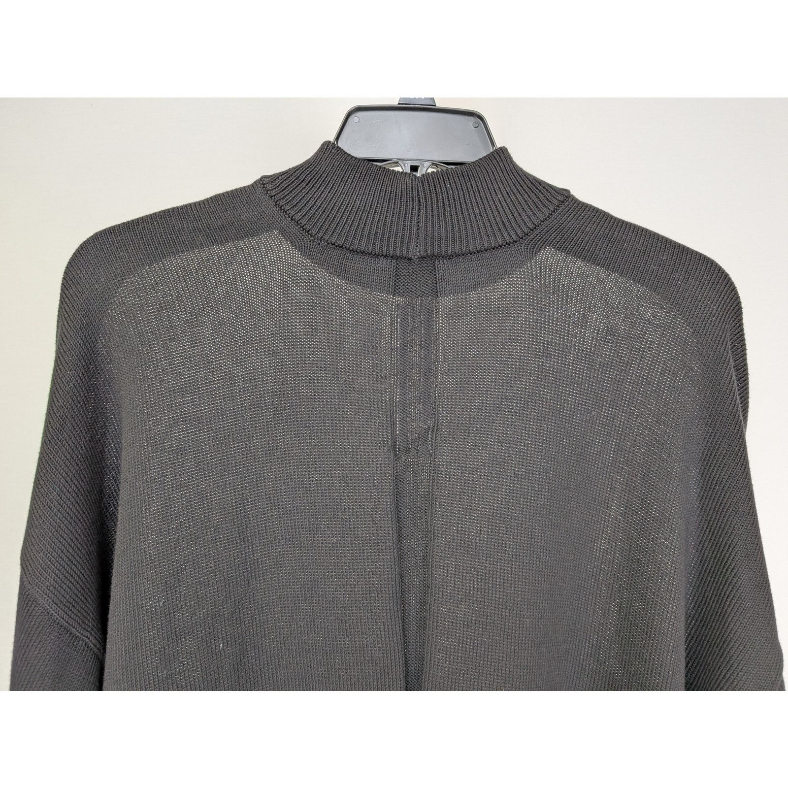 Rick Owens o1rshd1 Combo Crewneck Sweatshirt in Black/Pearl Size US XL / EU 56 / 4 - 9 Thumbnail