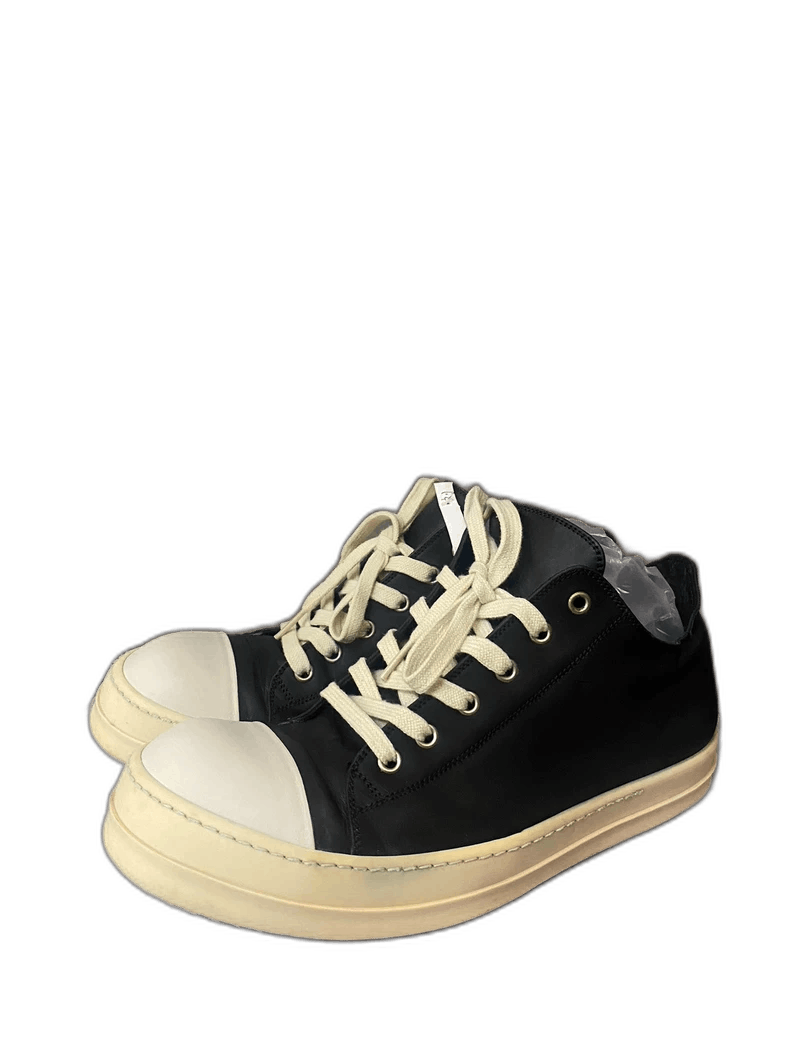 Rick Owens Rick Owens Low Top Leather Sneakers Size 43 Size US 10 / EU 43 - 1 Thumbnail