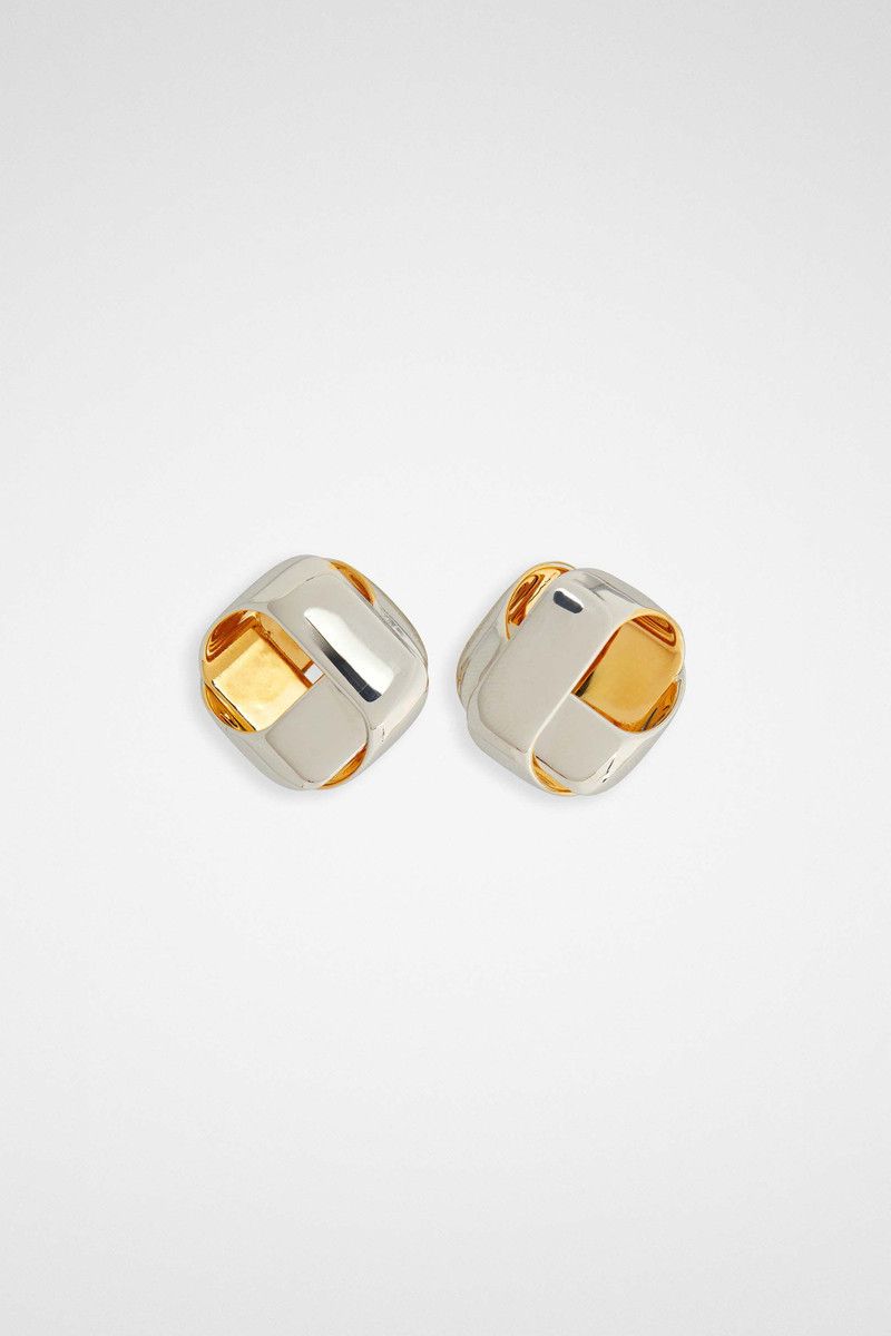 Jil Sander o1loc1c0426 Size:OS/Earrings in Yellow/Silver Size ONE SIZE - 1 Thumbnail