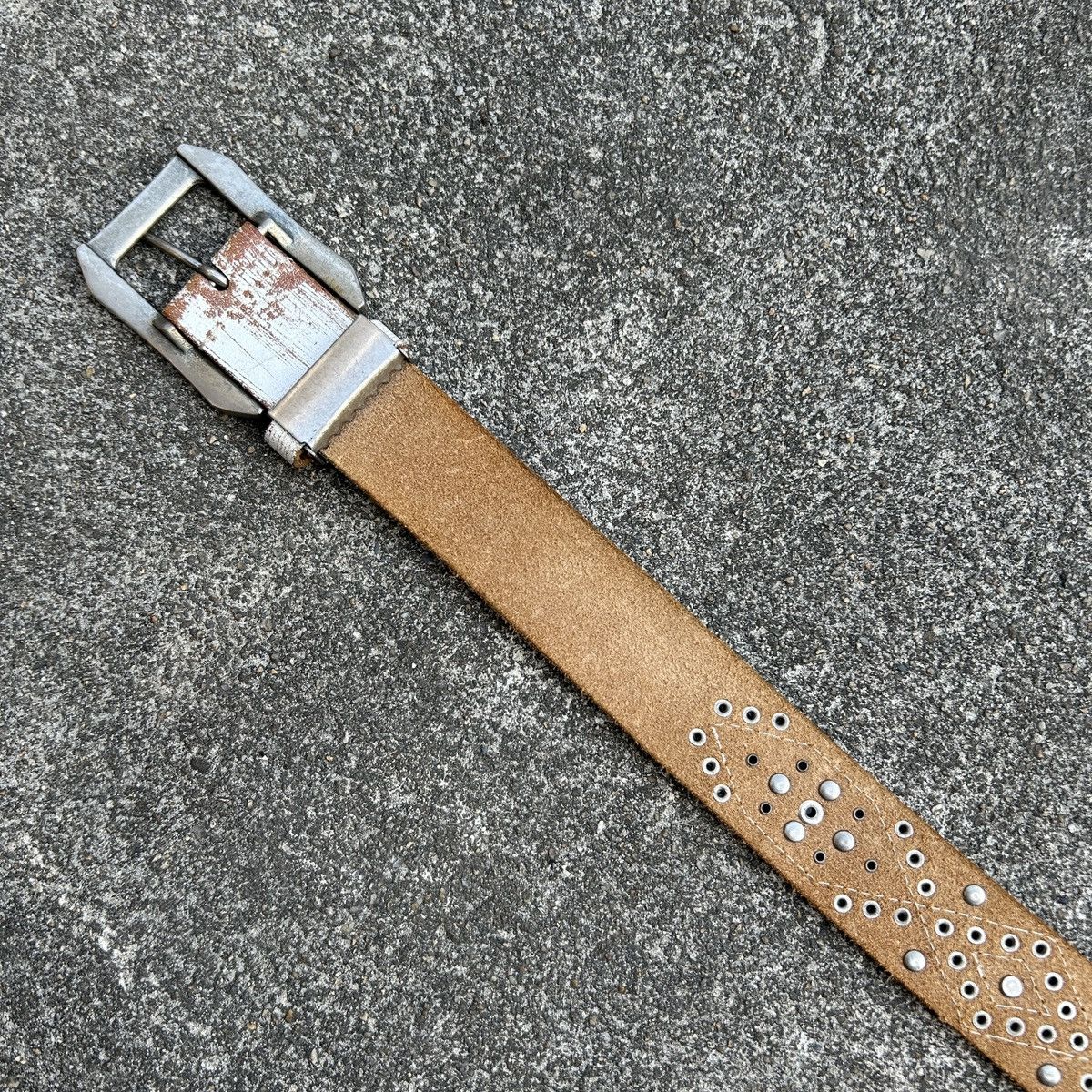 Vintage Vintage studded leather belt (Kapital Style) Size ONE SIZE - 13 Thumbnail