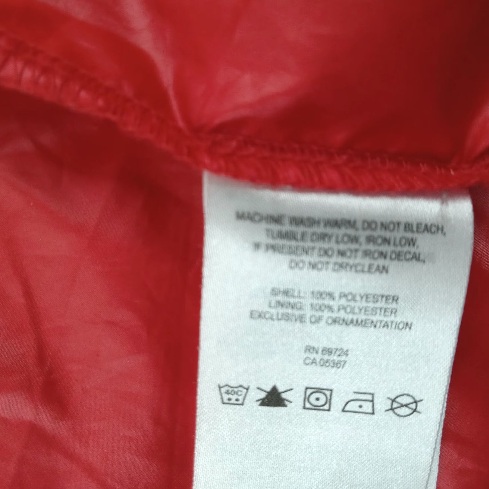 Vintage Columbia Mens Small Windbreaker Jacket Red Hooded Full Zip Size US S / EU 44-46 / 1 - 7 Thumbnail
