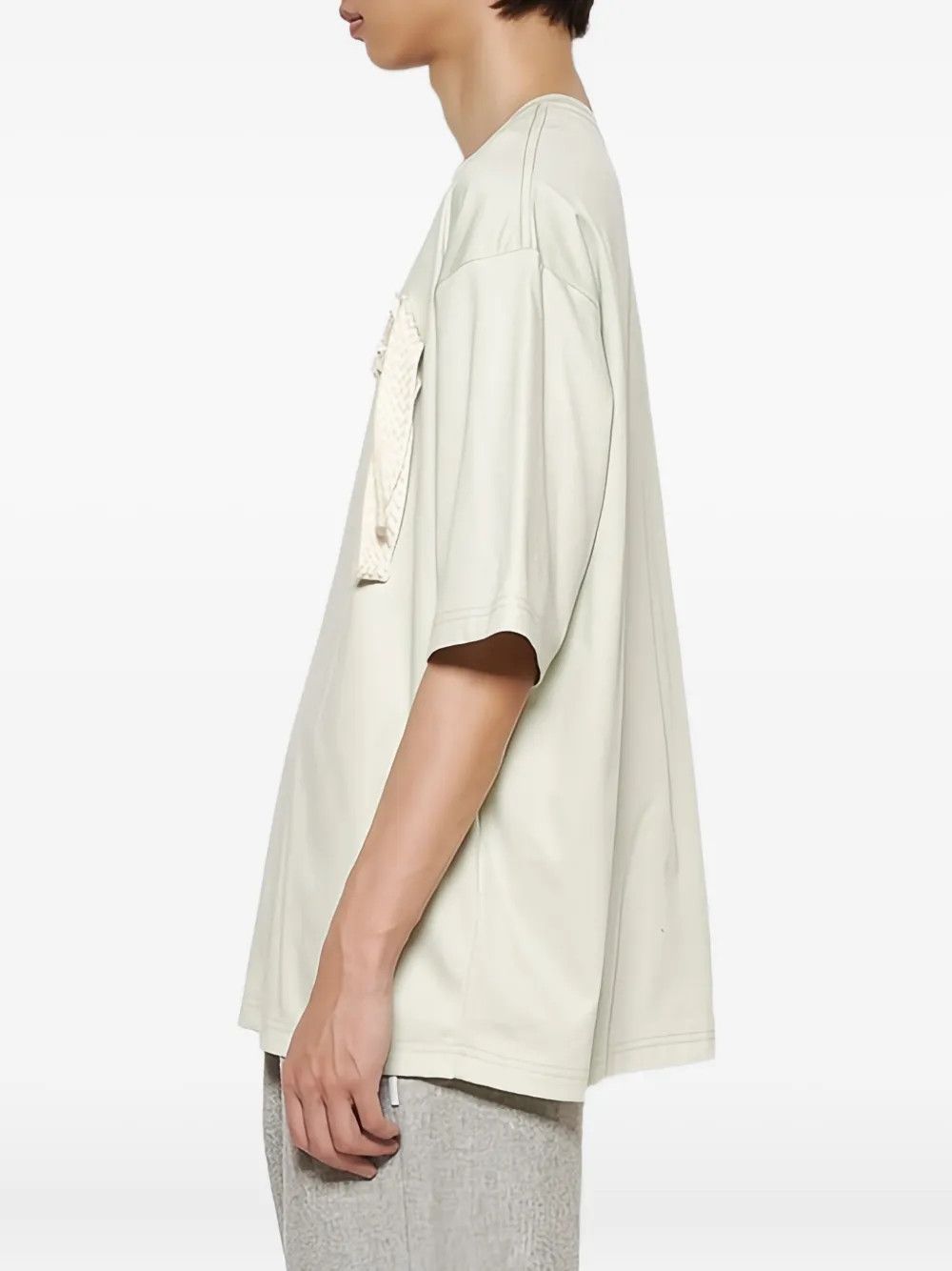 Lanvin o1mle0426 Curb Embroidered T-Shirt in Green Size US XS / EU 42 / 0 - 4 Thumbnail