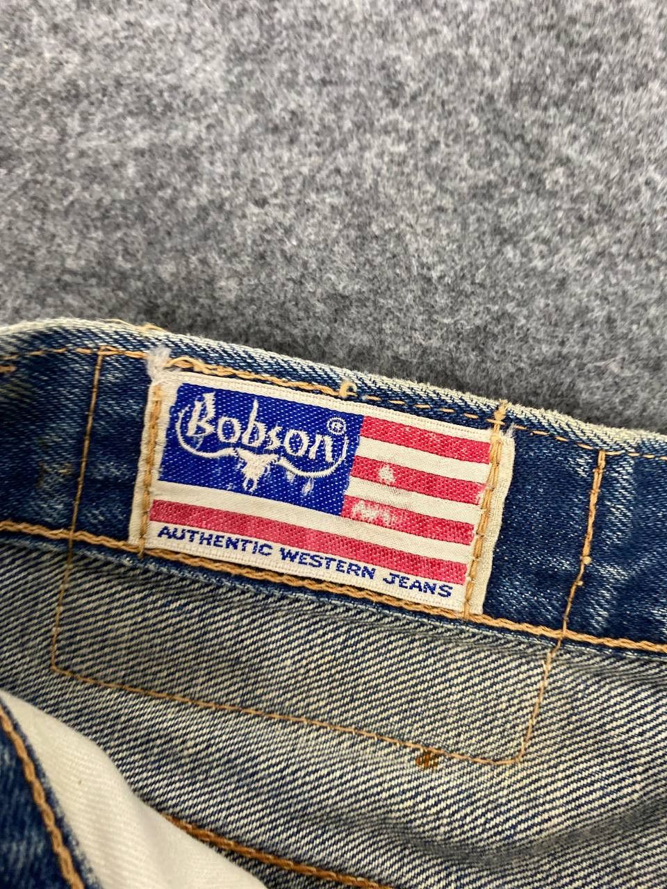 Japanese Brand vintage bobson bootcut flare distressed denim Size US 29 - 14 Thumbnail
