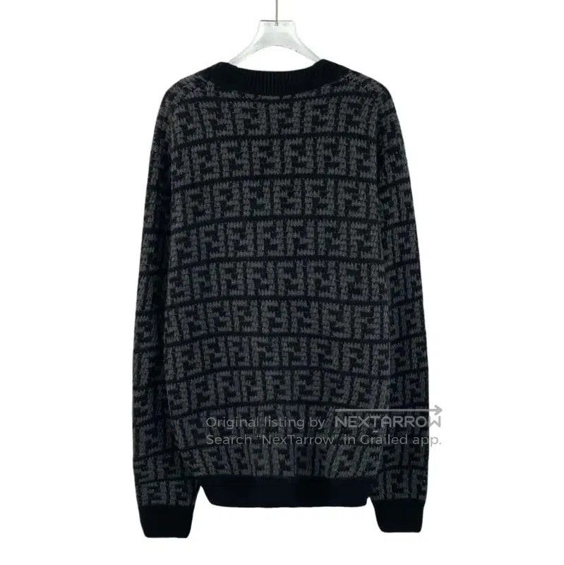 Fendi Fendi Black Cashmere Cardigan for Men . Size US L / EU 52-54 / 3 - 2 Thumbnail