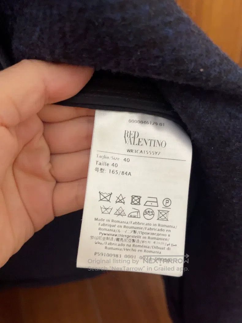 Valentino Valentino Solid double-breasted wool coat Size S / US 4 / IT 40 - 3 Thumbnail