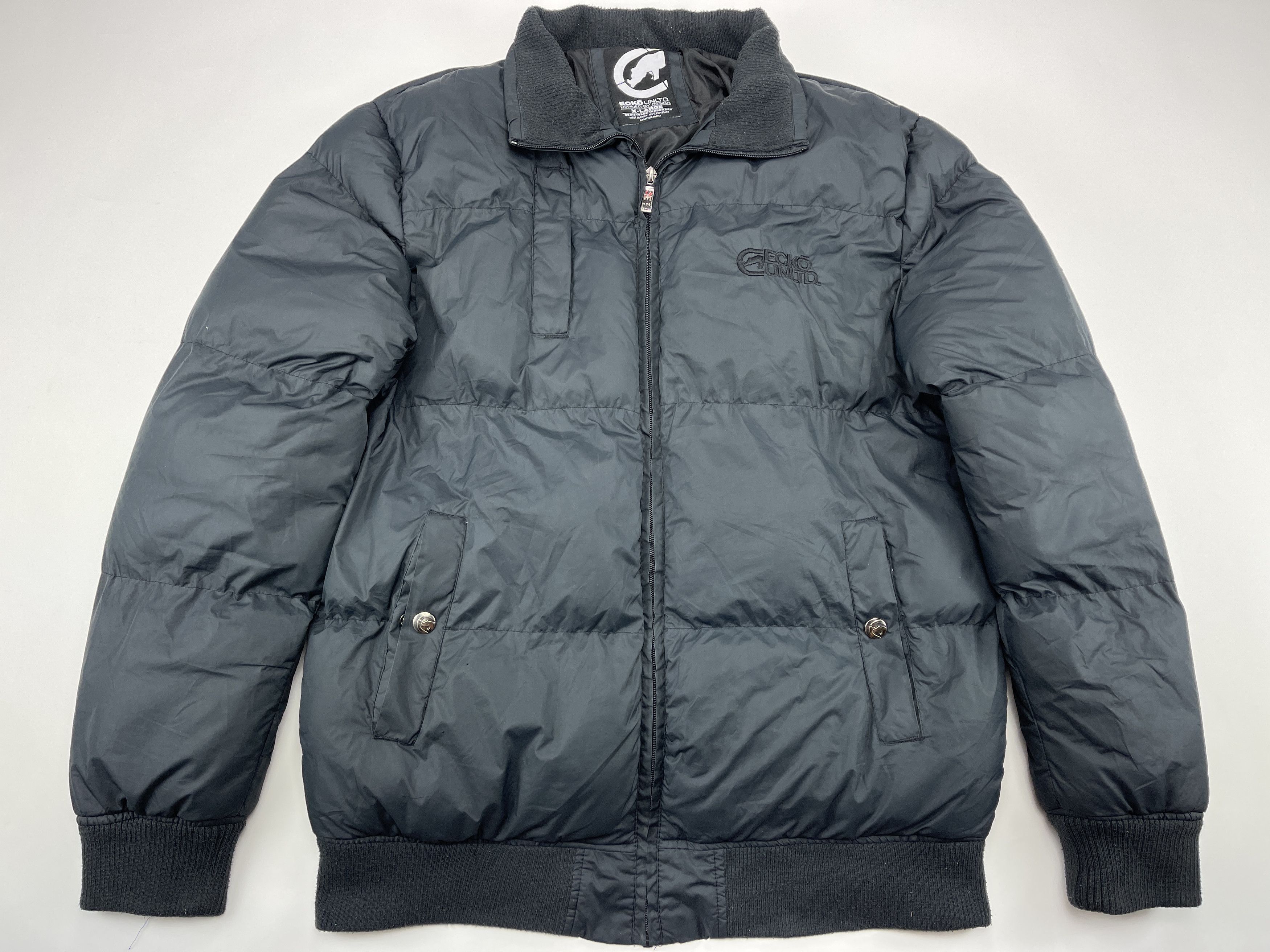 Ecko Unltd. ECKO UNLTD jacket, black, quilted, Ecko jacket, 90s size XL Size US XL / EU 56 / 4 - 1 Thumbnail