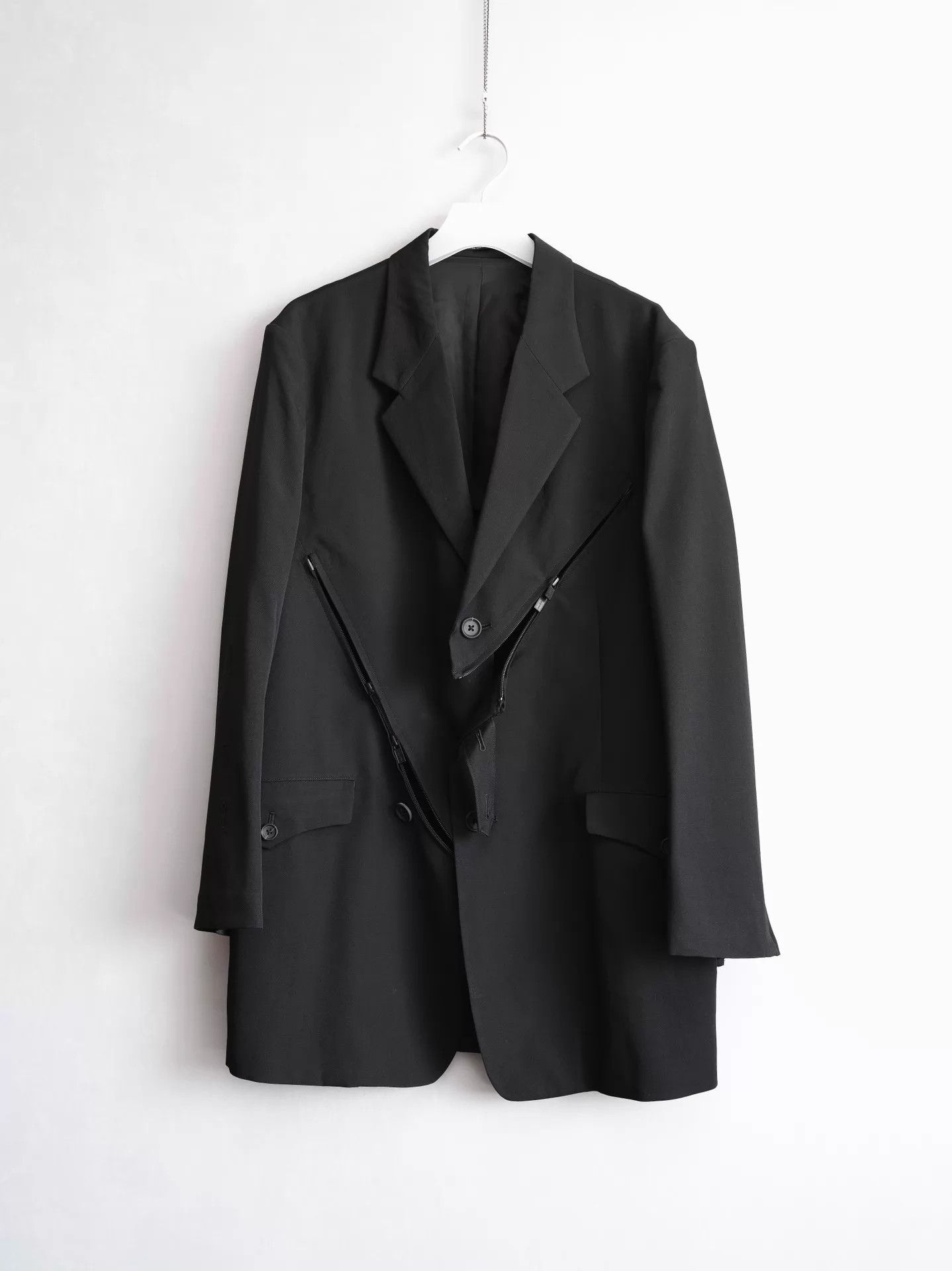 Yohji Yamamoto Yohji Yamamoto 25SS Zip Deconstructed Jacket Size US L / EU 52-54 / 3 - 1 Thumbnail