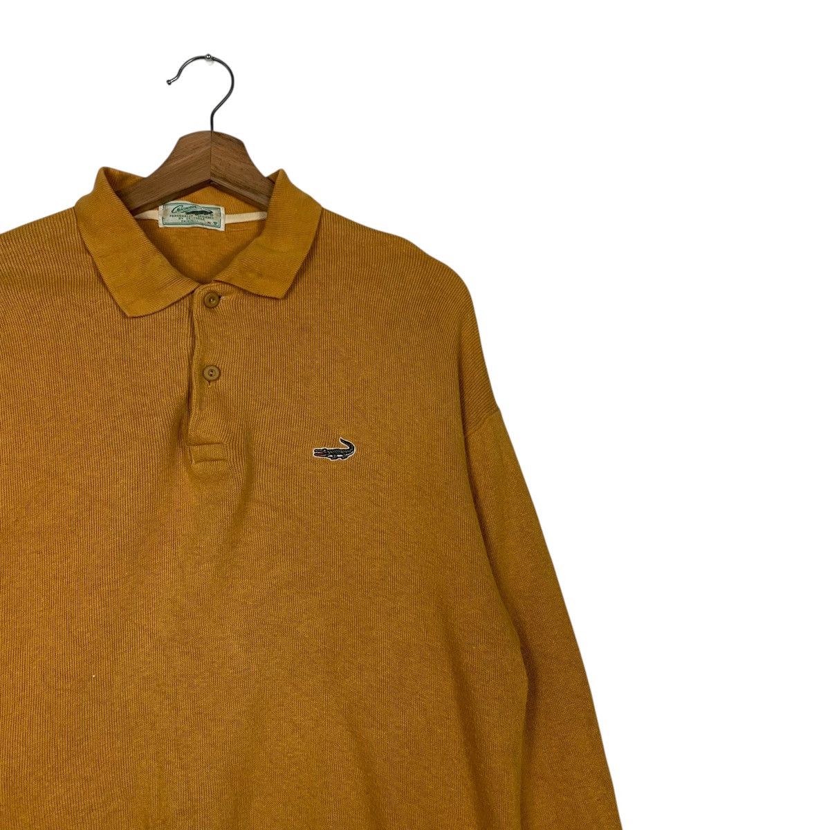 Japanese Brand Vintage CROCODILE Half Button Polo Sweatshirt #2403-C108 Size US M / EU 48-50 / 2 - 5 Thumbnail