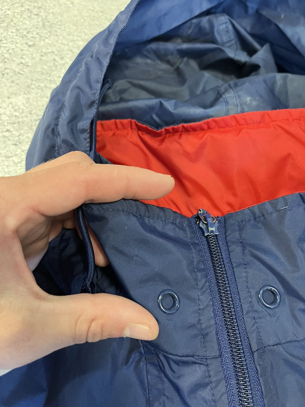 Nike × Vintage Nike Men’s Jacket Windbreaker Vintage Nylon USA Logo Blue Size US XL / EU 56 / 4 - 19 Thumbnail